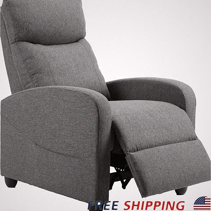 Adjustable Reclining Chair Ergonomic Footrest Easy Assembly 300lbs Capacity New