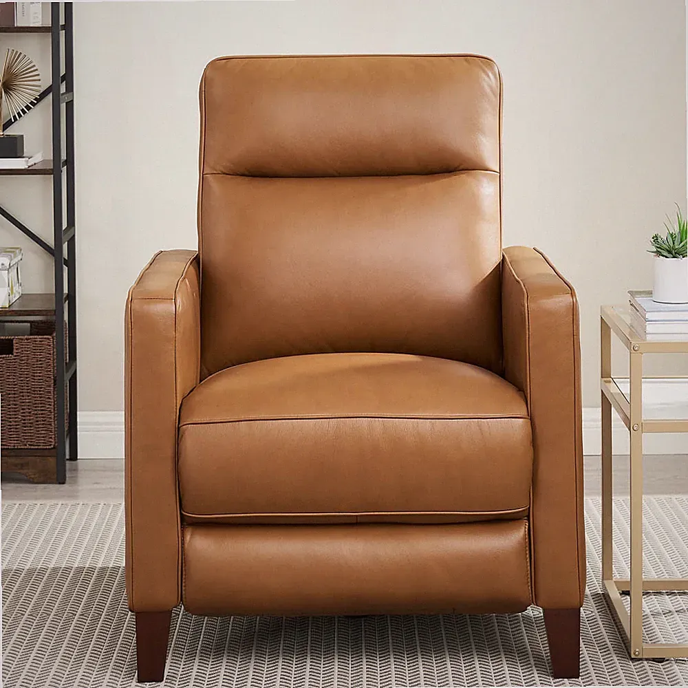 Hydeline Ashby Zero Gravity Power Motion Recline and Headrest Leather Recliner