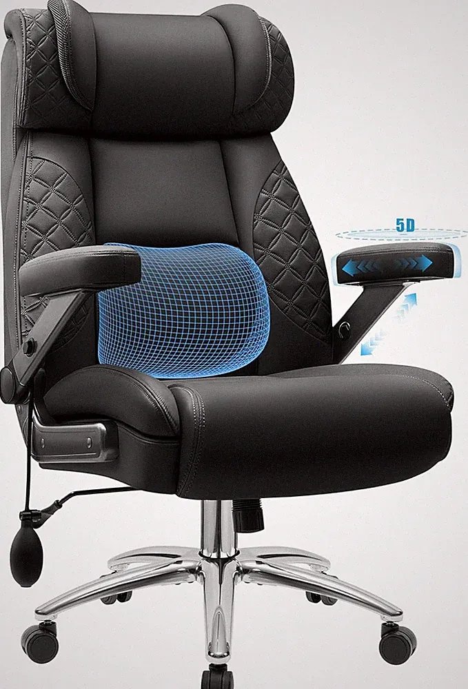 Oversized Big & Tall Ergonomic Office Chair, 500LBS with Adjustable Support