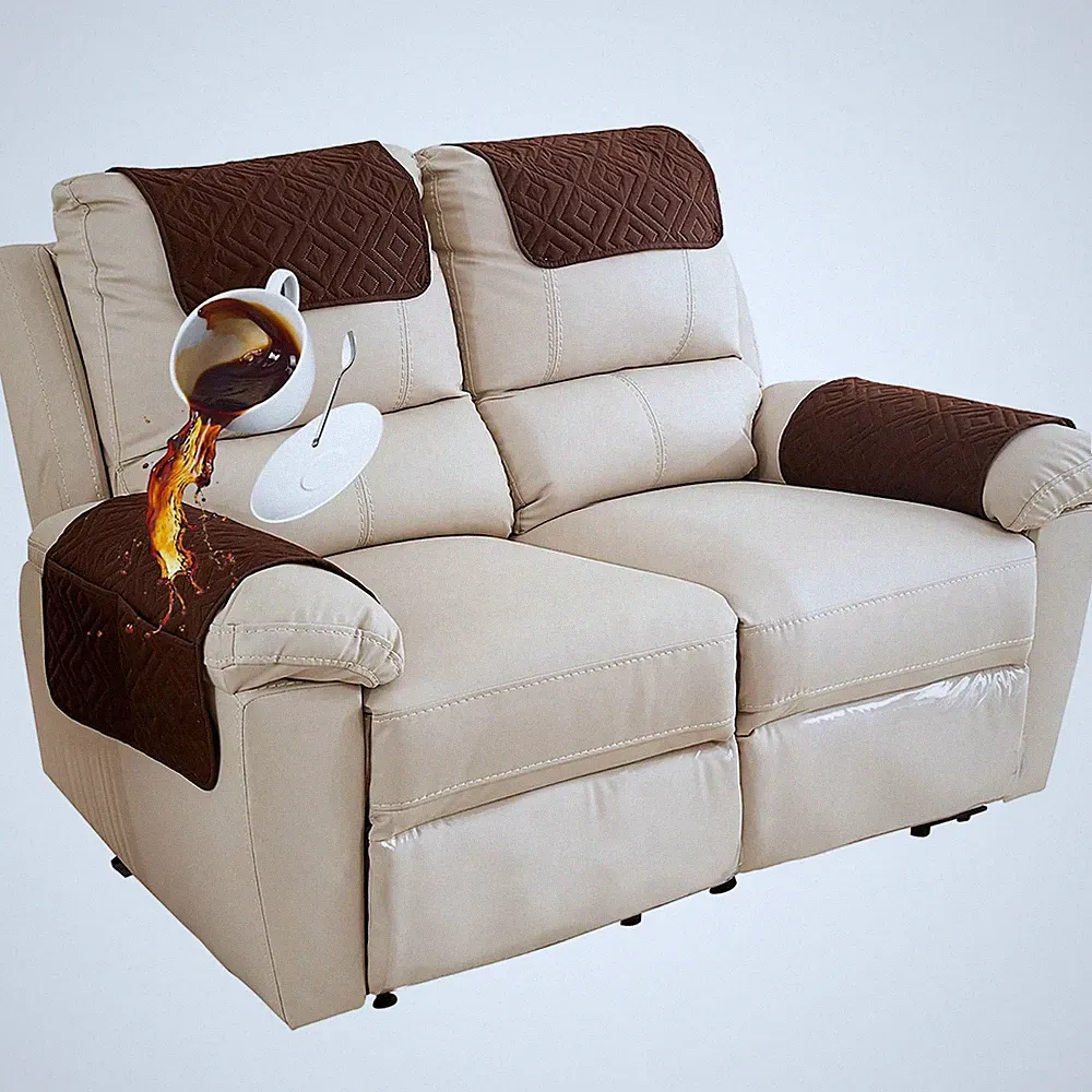 Sofa Armrest Cover, Headrest Cover for Recliner Chair Arm Cover, Armchair Slipco